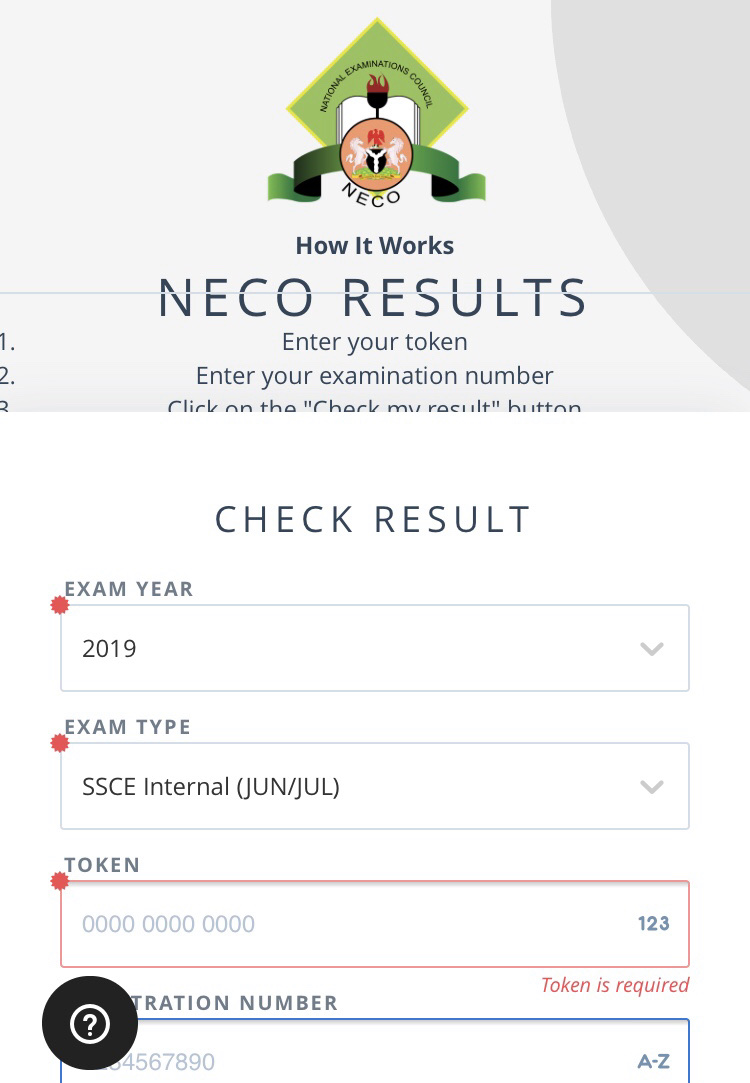 How to Check NECO result