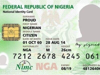 NIN, National Identity Card