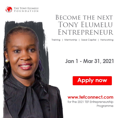 How to Apply for 2021 Tony Elumelu Foundation TEF Entrepreneurship Programme