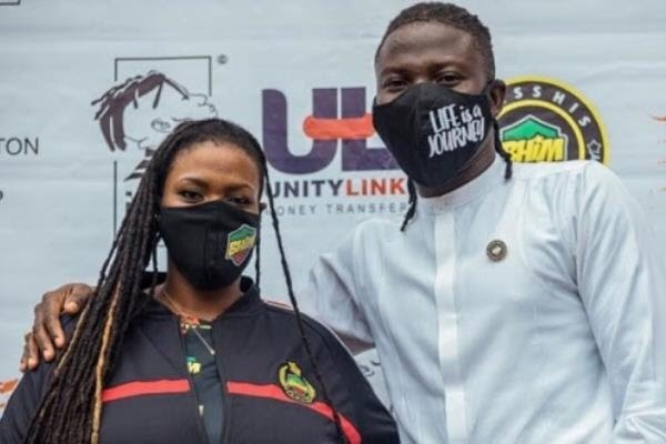 Aisha Modi relationship with Stonebwoy 