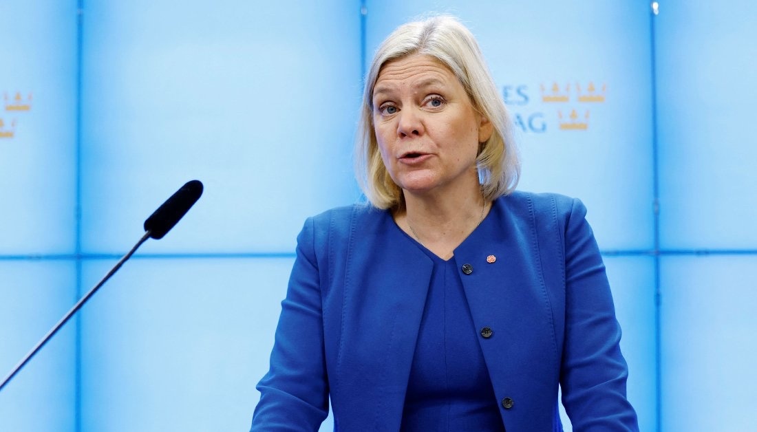 First Female Swedish Prime Minister Magdalena Andersson 